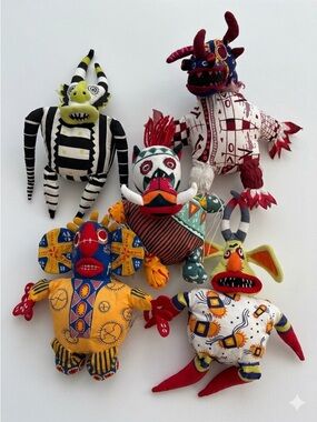 Disney Lion King Broadway Musical Trickster Plush Lot of 5